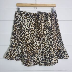 Just Quella Animal Print‎ Mini Skirt. Size: 12-14
